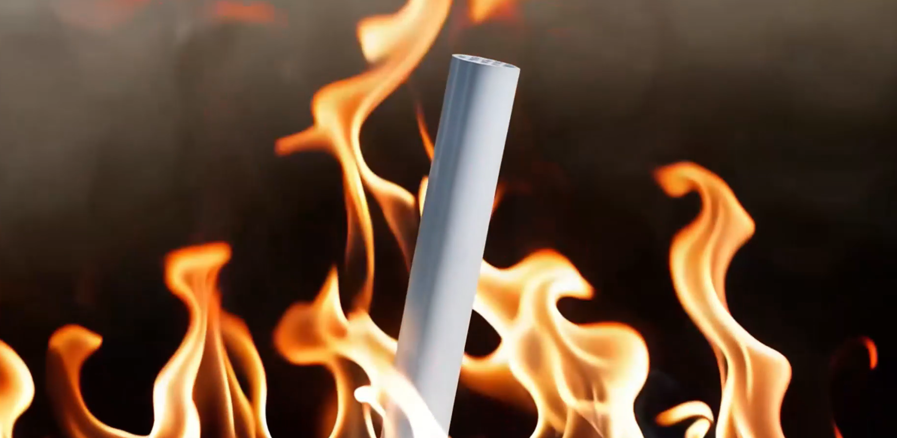 Ceramic membrane withstanding fire demonstrating thermal resistance